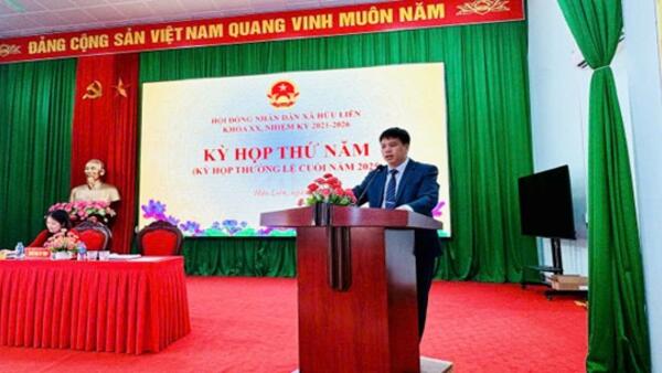 HĐND xã Hữu Liên tổ chức thành công Kỳ họp thường lệ cuối năm 2025