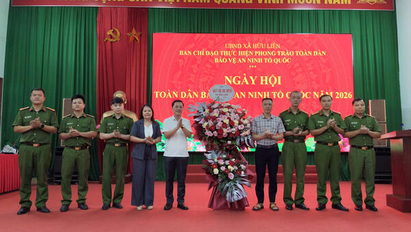 XÃ HỮU LIÊN TỔ CHỨC NGÀY HỘI TOÀN DÂN BẢO VỆ AN NINH TỔ QUỐC NĂM 2026