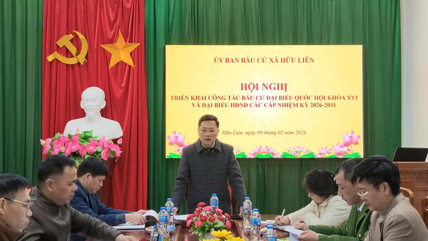 Hội nghị triển khai công tác bầu cử Đại biểu Quốc hội khóa XVI, và đại biểu HĐND các cấp nhiệm kỳ 2026-2031