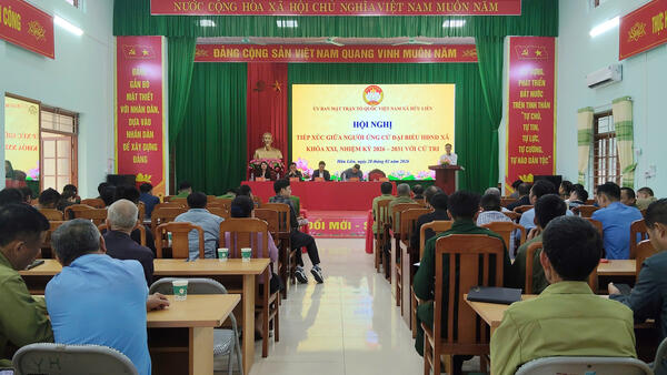 UBMTTQ Việt Nam xã Hữu Liên tổ chức hội nghị tiếp xúc giữa người ứng cử HĐND xã khoá XXI, nhiệm kỳ 2026 – 2031 với cử tri
