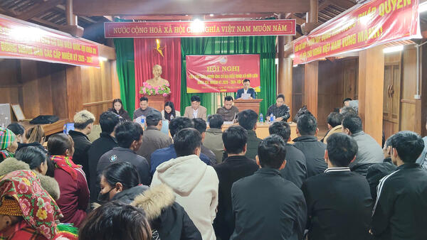 Các ứng cử viên đại biểu HĐND xã Hữu Liên khoá XXI, nhiệm kỳ 2026 – 2031, thuộc Đơn vị bầu cử số 1 tiếp xúc cử tri, vận động bầu cử tại thôn Lân Châu và thôn Làng Que