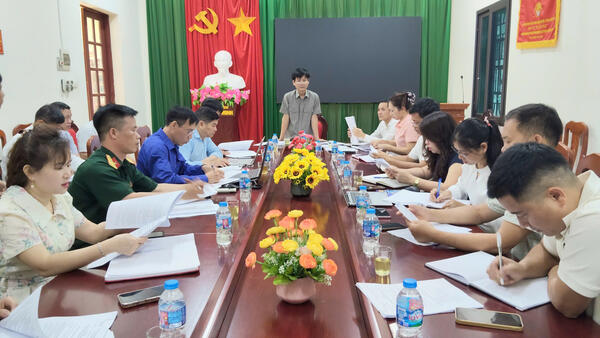 Họp Ban tổ chức Đại hội Thể dục thể thao xã Hữu Liên lần thứ I năm 2026