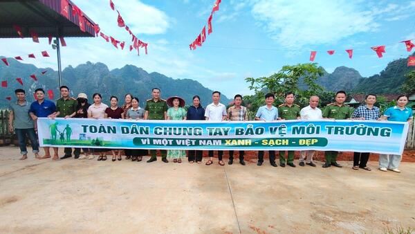 XÃ HỮU LIÊN RA QUÂN HƯỞNG ỨNG PHONG TRÀO '' TOÀN DÂN CHUNG TAY BẢO VỆ MÔI TRƯỜNG” VÌ MỘT VIỆT NAM XANH – SẠCH – ĐẸP”